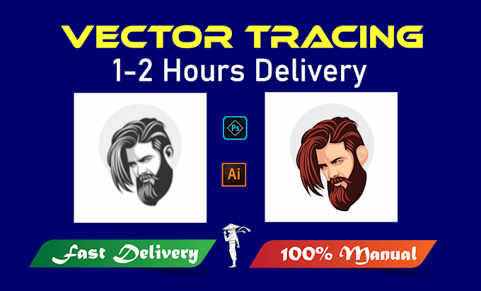 do vector tracing, recreate cleanup logo, vectorize image