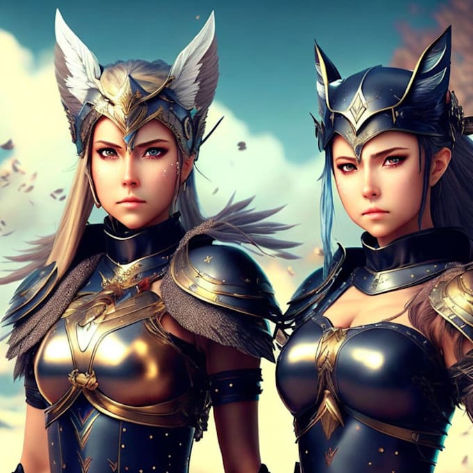 Create art of anime characters using ai by Mnoumaniqbal | Fiverr