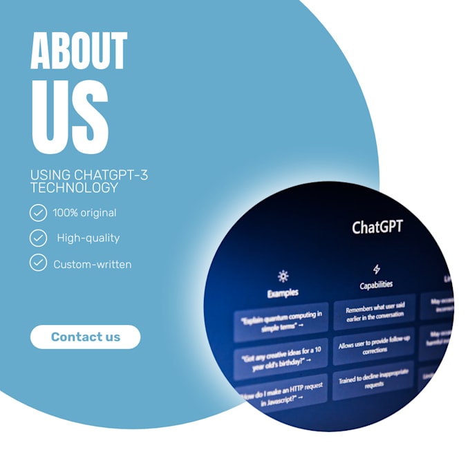 Craft compelling about us pages with gpt technology by Saulh0151  Fiverr