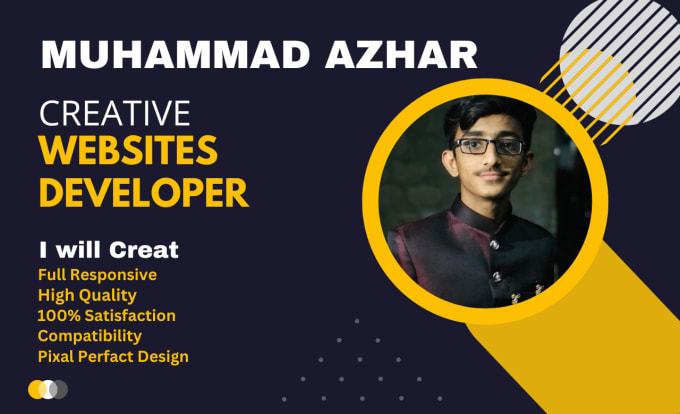 Create a standard website with using html css and javascript by ...