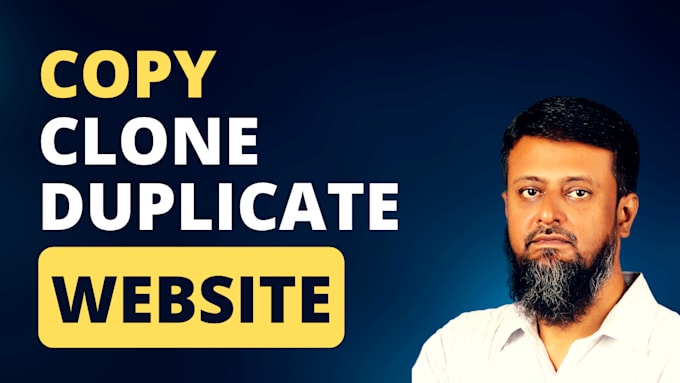copy clone duplicate website or replicate website