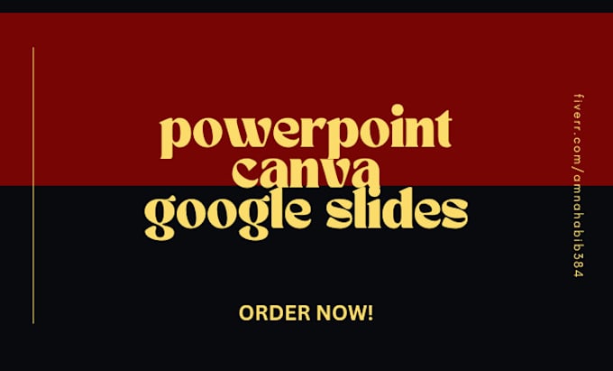 design or redesign canva, powerpoint presentation and google slides