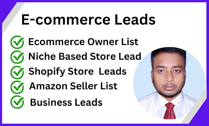 do b2b ecommerce leads shopify store leads owner valid email list