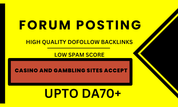 do forum posting, unique domain dofollow forum backlinks