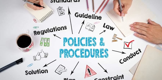 create policies, procedures and operations manuals