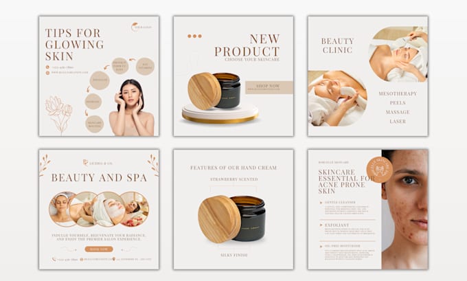 create canva templates for a beautiful instagram puzzle feed