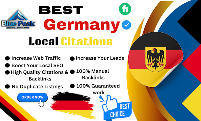 build high authority germany local citations for google maps ranking