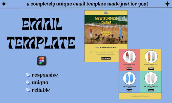 Design a unique email template in 24 hours by Martina_kolar | Fiverr