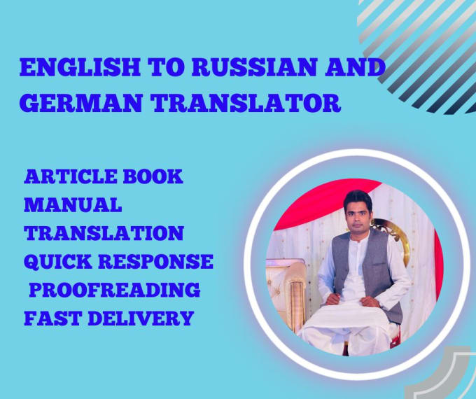 Expert translate english to russian and german manually by Mariyajabbar ...