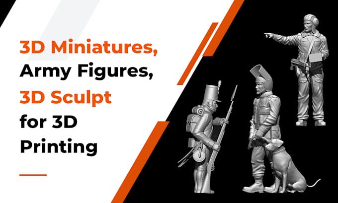 crafting lifelike 3d miniatures, historical figures, army figures and sculpture