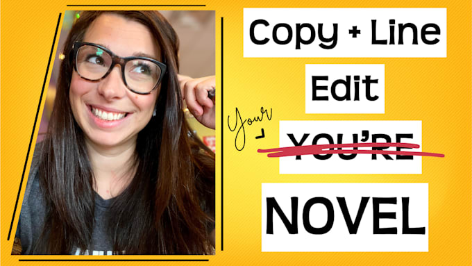 copy edit your fiction novel