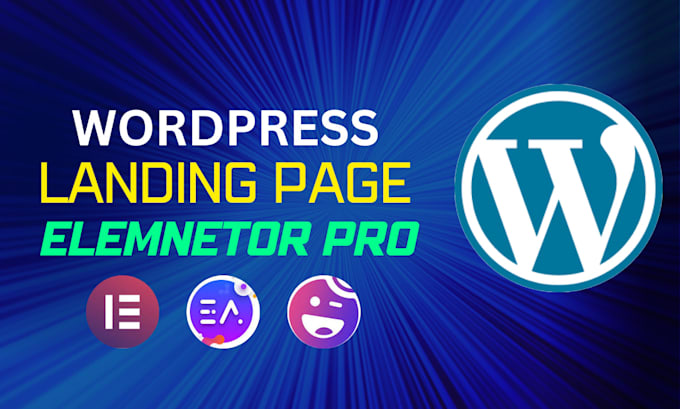 create landing pages using elementor pro