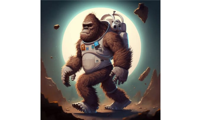 I will create an illustration from any crazy idea with ai