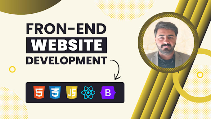 Be your front end developer html, css, bootstrap, javascript by ...