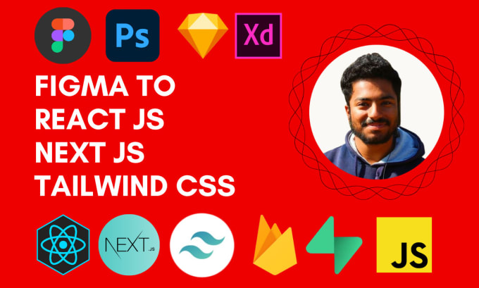 Convert your figma design into a react next js website with tailwind ...