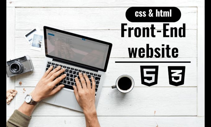 Create minimalistic and catchy front end website using html and css by ...