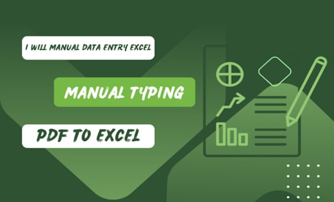 Manual data entry excel , manual typing, pdf to excel by Usamaafridi01 ...