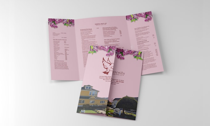 design funeral flyer, obituary and program in 2hrs