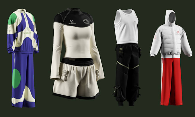 create a 3d animation promo for your clothing brand
