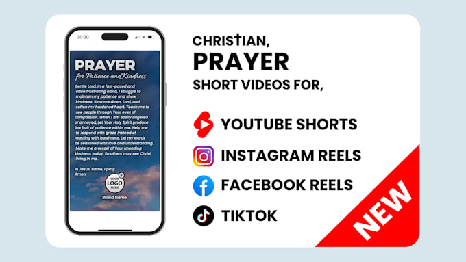 make christian prayer short videos for youtube shorts, reels, tiktok