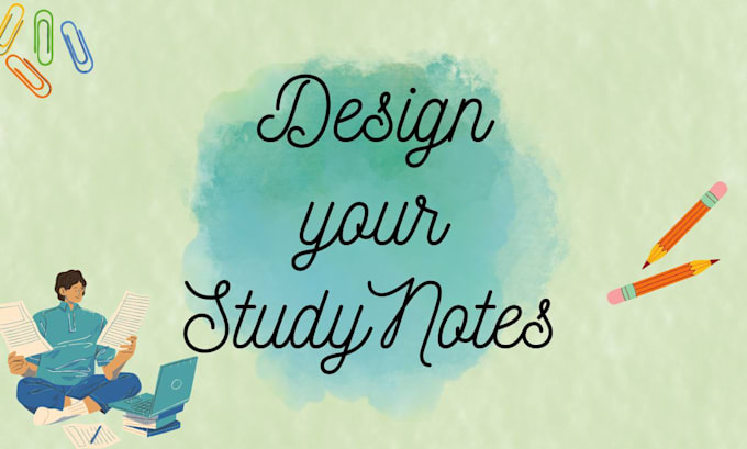 make study guides and notes for your courses