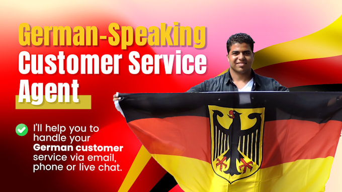 provide german customer support and will be your virtual assistant in german