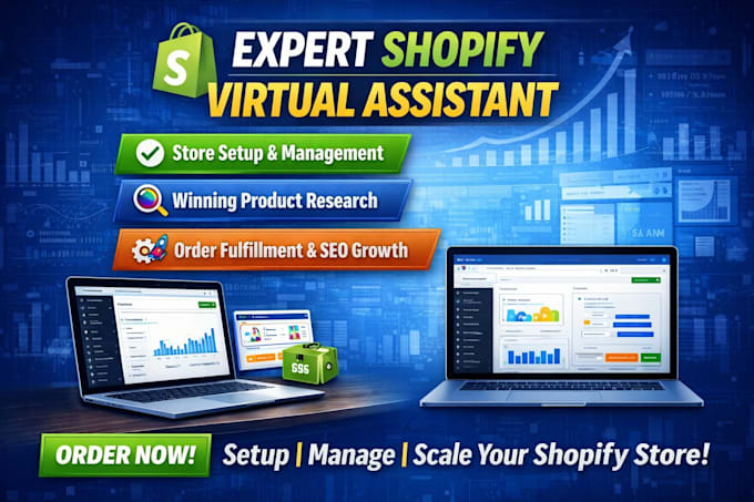 be your shopify virtual assistant for winning products and store growth