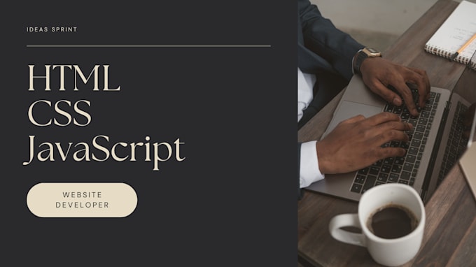 Design website with html, css and javascript by Ideasprint | Fiverr