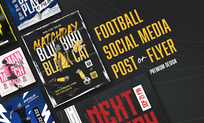 design eye catching sports flyer or poster for you