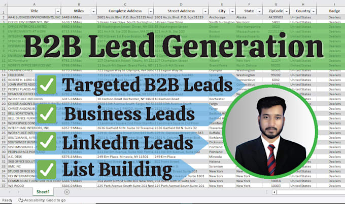 do targeted b2b lead generation and build prospect email list