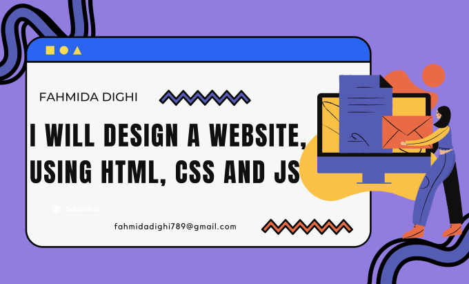 Design website using html, css and javascript by Fahmida_dighi | Fiverr