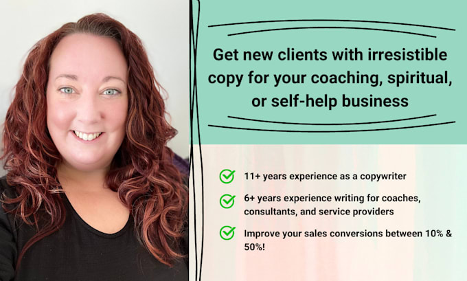 write sales page copy for coaches and service providers