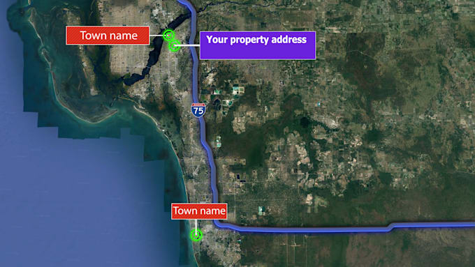 make a promo video for real estate with google earth