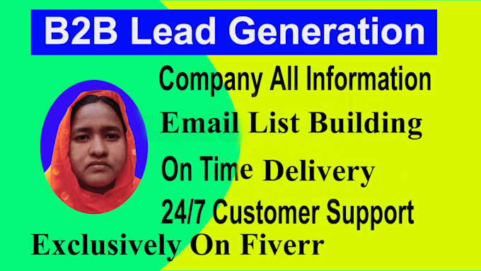 provide targeted b2b lead generation and email list building