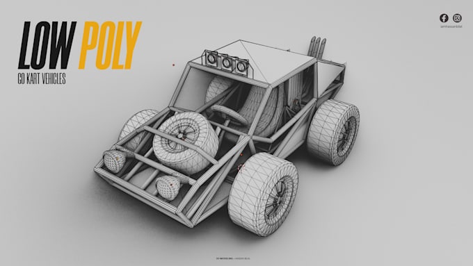 model 3d vehicle, 3d assets, prop model in blender