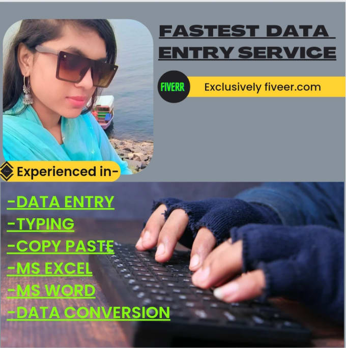 Typing copy paste and data entry by Ladliparween786 | Fiverr