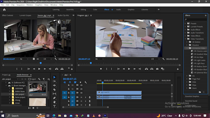 do professionally edit your video adobe premiere pro