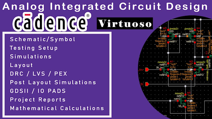 Do analog circuit design and layout using cadence virtuoso by Uzair ...