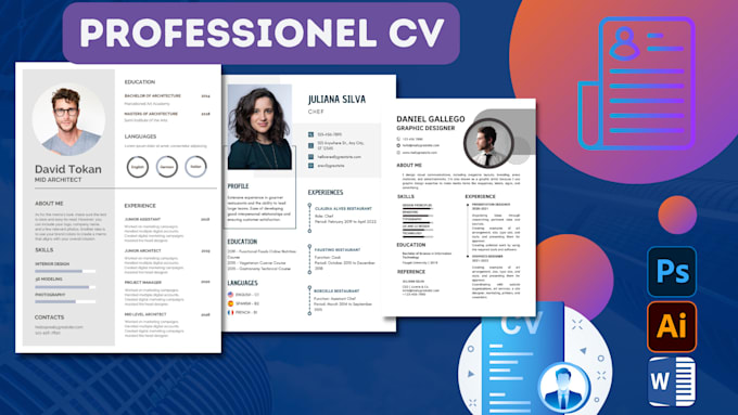 Professional Cv Photo Guide Pdf Design your professional cv resume in pdf format by Medbot540 | Fiverr