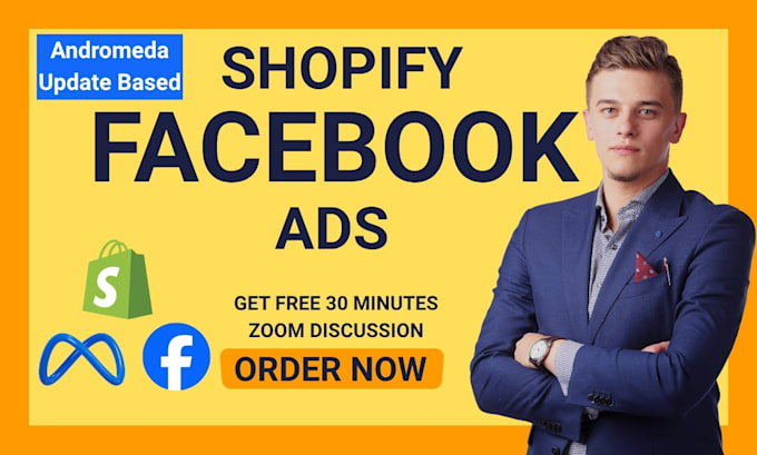 run andromeda based shopify facebook ads as a fb marketing strategist
