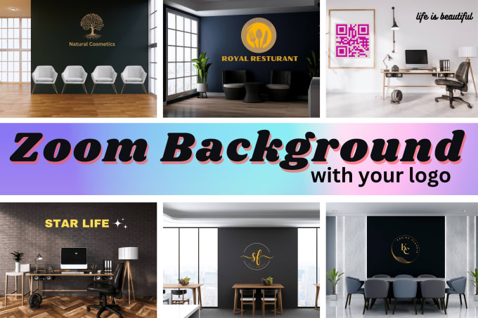 Create a custom zoom virtual background with your logo by ...