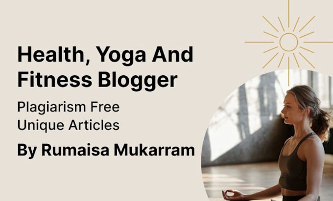 write SEO friendly yoga and blog post