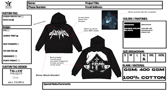 Make You A Professional Tech Pack For Your Clothing Brand By Edge Make You A Professional Tech Pack For Your Clothing Brand By Edge