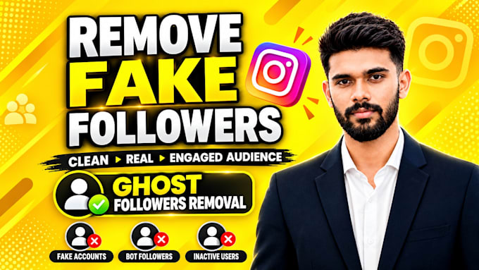 remove instagram ghost, bot followers safely and manually