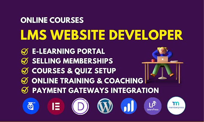 Develop And Customize Elearning Lms Website With Learndash By Lms Coder Fiverr Develop And Customize Elearning Lms Website With Learndash By Lms Coder Fiverr