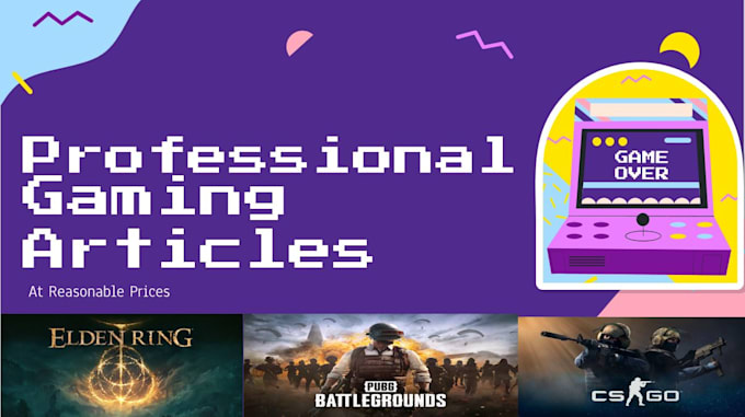 write SEO friendly gaming and tech blog posts