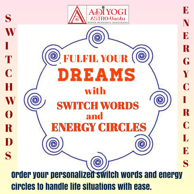 provide personalized swithch words and engergy circles