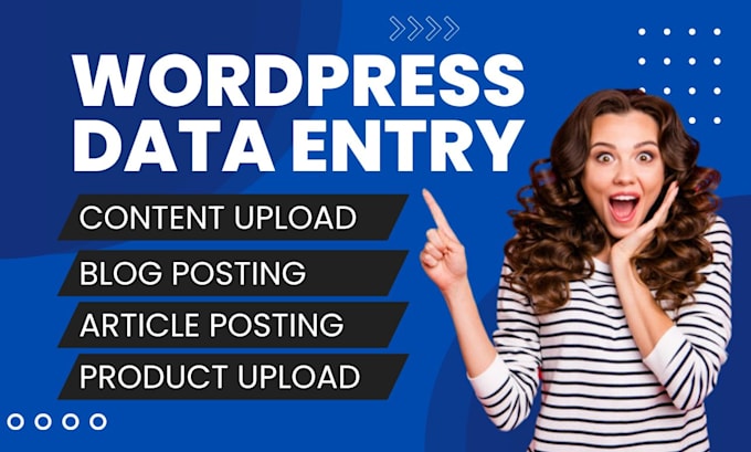 do uploads content, blog posts, and product uploads in website