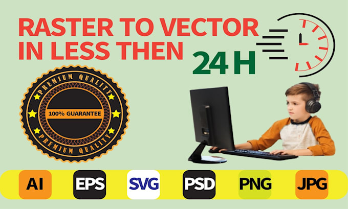 convert your image or logo raster to vector