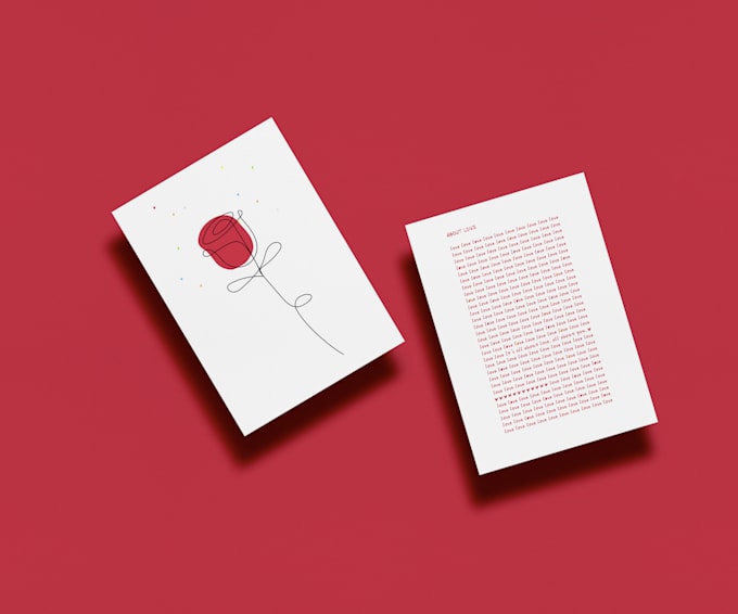 Customize modern postcards or greeting cards for you by Jennycq7 Fiverr